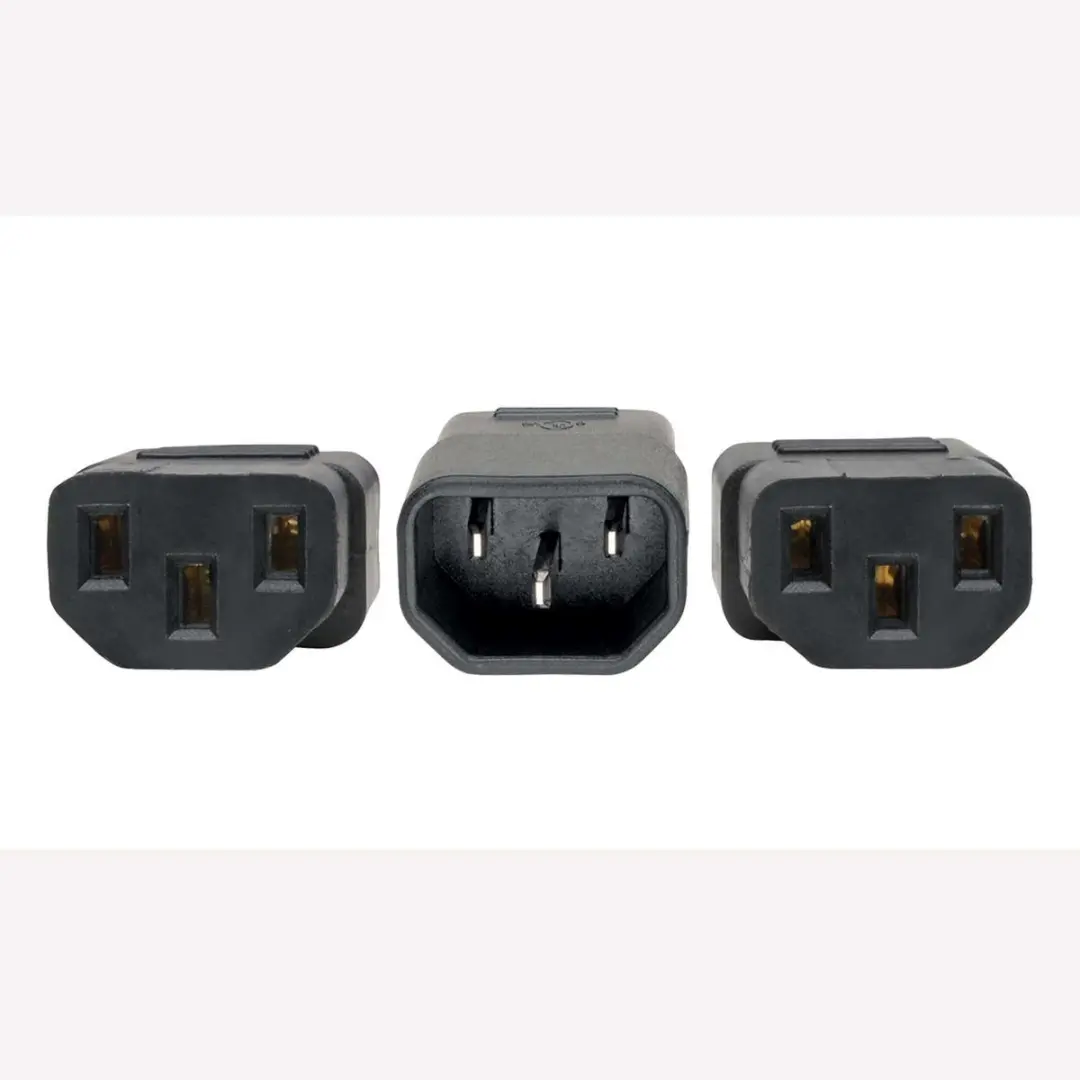 Tripp Lite P004-18N-2C13 C14 naar 2x C13 Splitter - 10A - Zwart