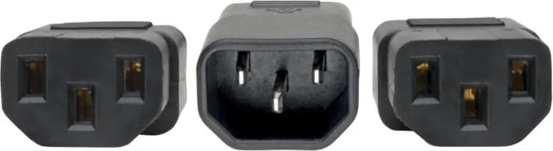 Tripp Lite P004-18N-2C13 C14 naar 2x C13 Splitter - 10A - Zwart