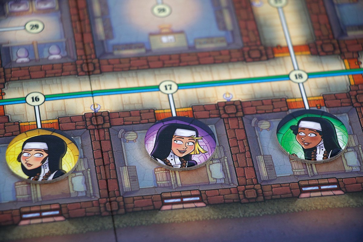 999 Games - Nuns on the run - Verstoppertje aan tafel! - 2 tot 8 spelers - Bevat spelregels in NL EN FR