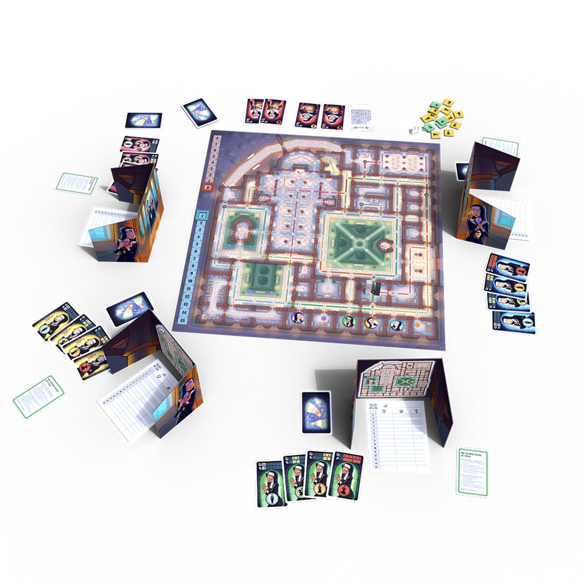 999 Games - Nuns on the run - Verstoppertje aan tafel! - 2 tot 8 spelers - Bevat spelregels in NL EN FR