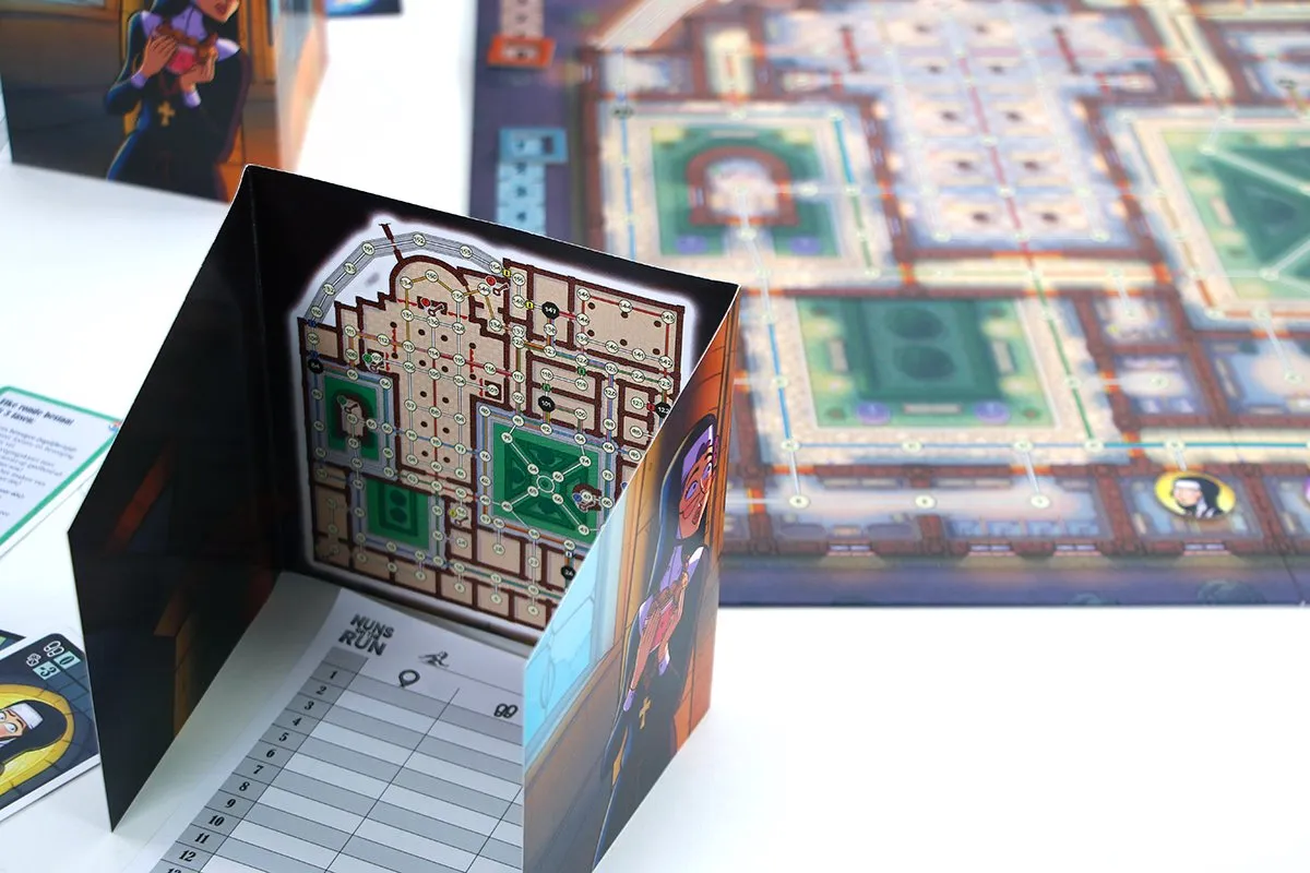 999 Games Nuns on the Run Verstoppertje aan Tafel - 2-8 Spelers