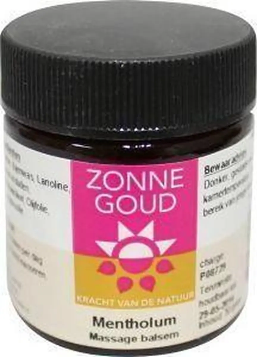 Zonnegoud Mentholum Balsem 30g