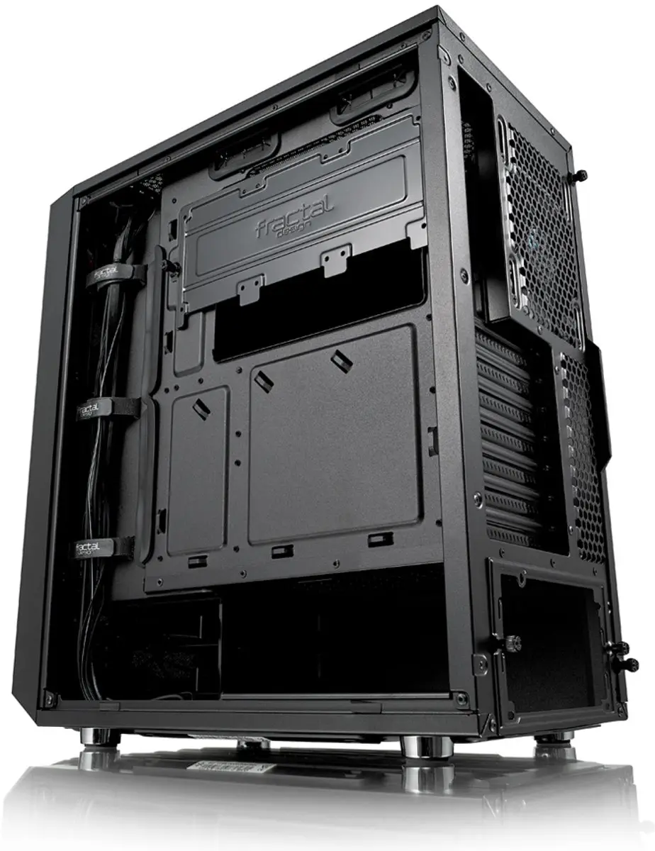 Fractal Design Mesh C Black ATX Behuizing - 2 Ventilatoren