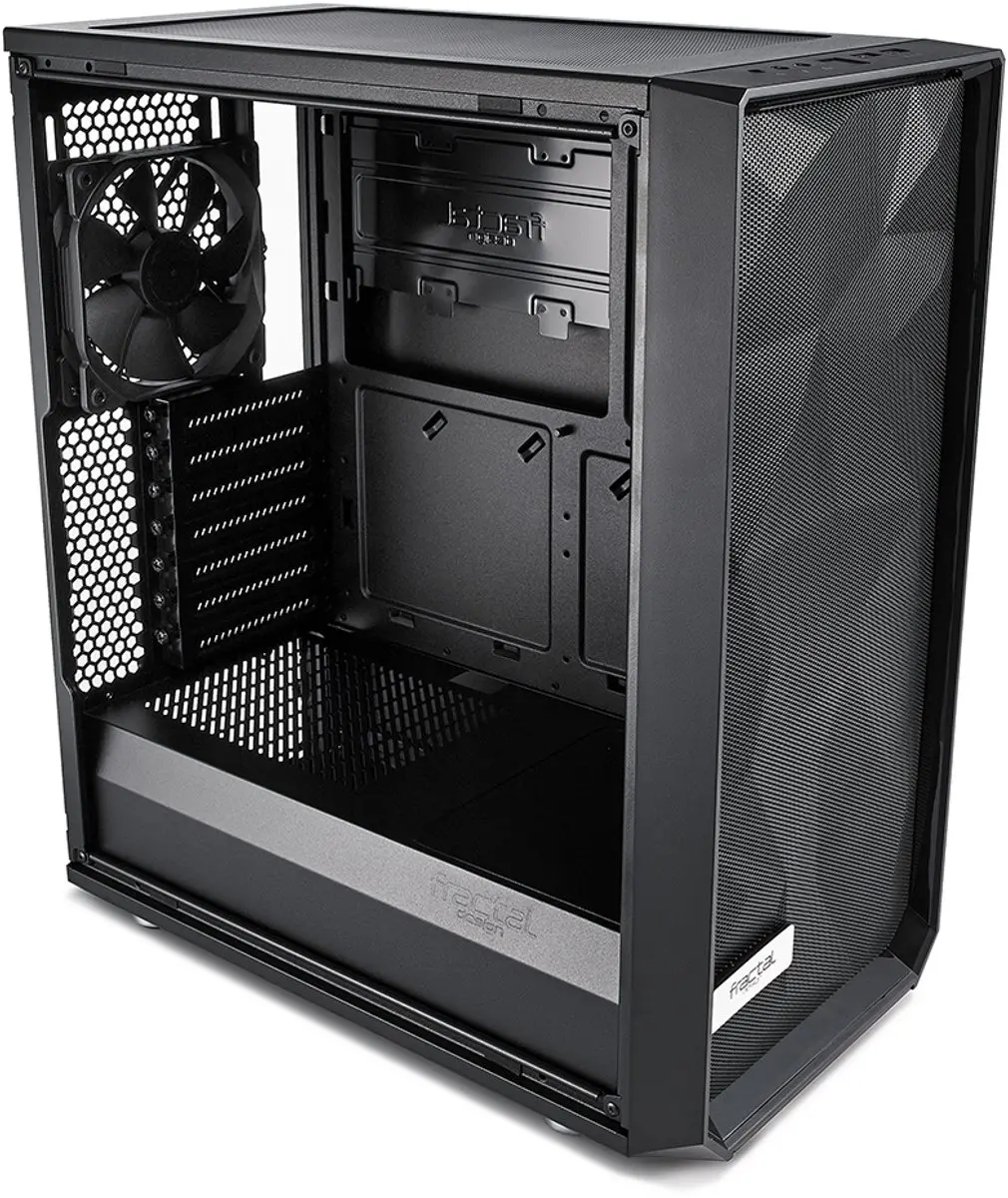 Fractal Design Mesh C Black ATX Behuizing - 2 Ventilatoren