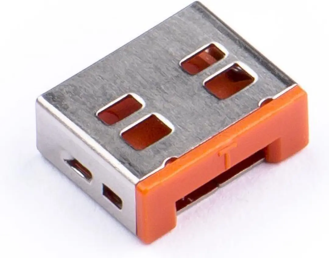 SmartKeeper USB-A Port Lock Essential - 6x Oranje + Sleutel 1x