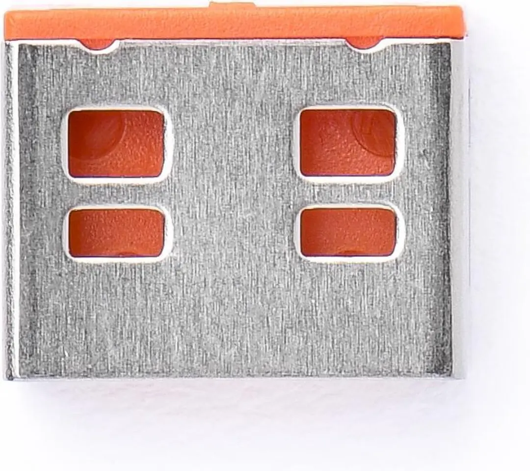 SmartKeeper USB-A Port Lock Essential - 6x Oranje + Sleutel 1x