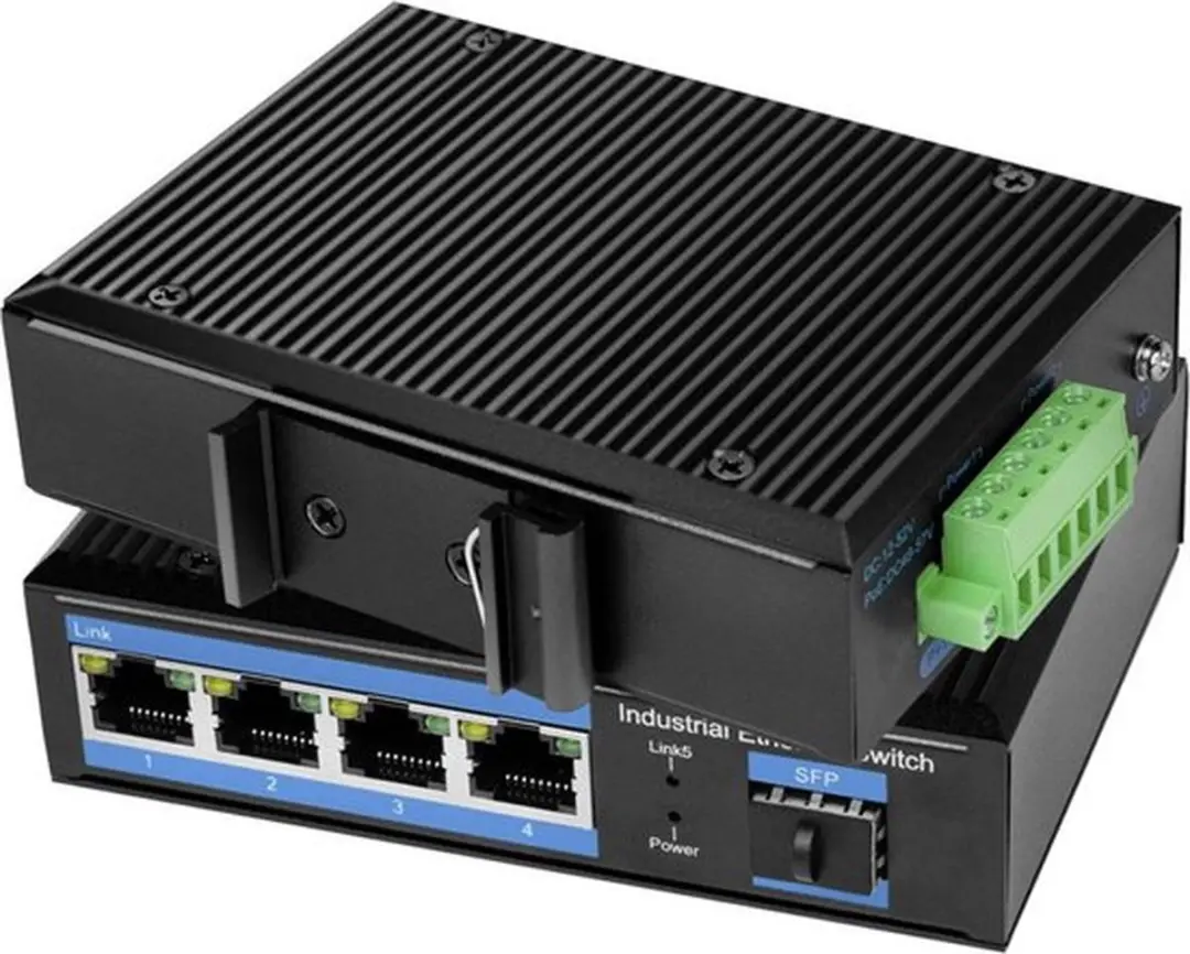 Logilink NS204 Netwerk Switch - Zwart