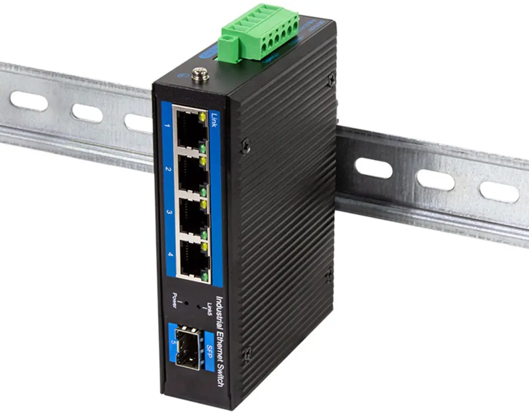 Logilink NS204 Netwerk Switch - Zwart