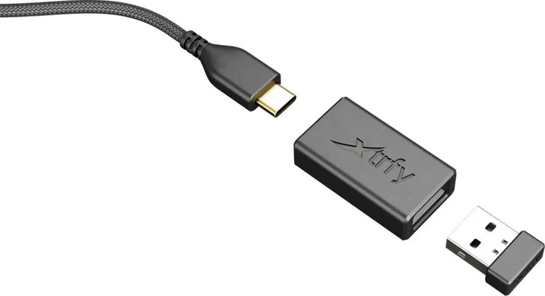Cherry Xtrfy M42W-RGB Wireless Muis - Wit