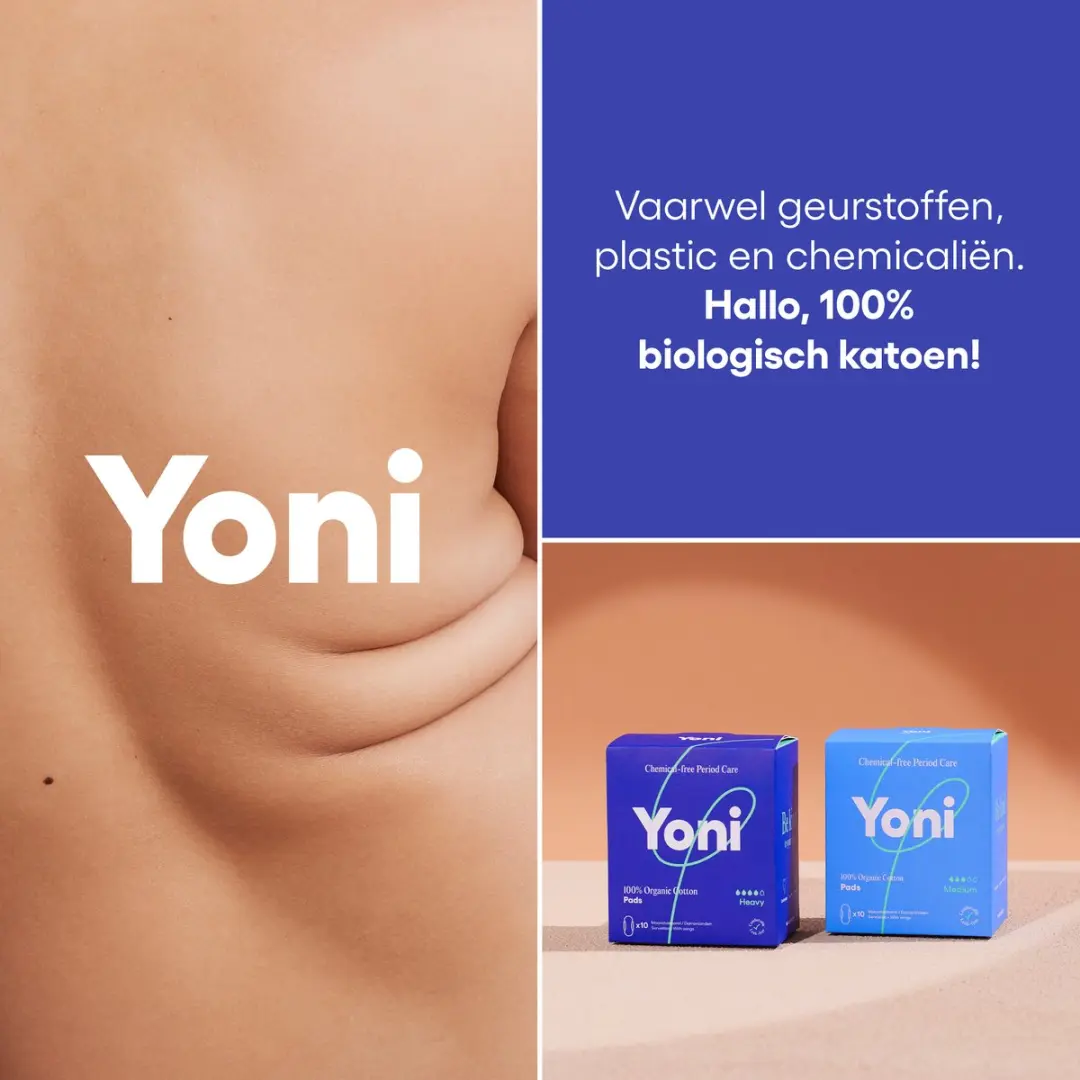 Yoni Maandverband Heavy Biologisch Katoen - 60 Stuks