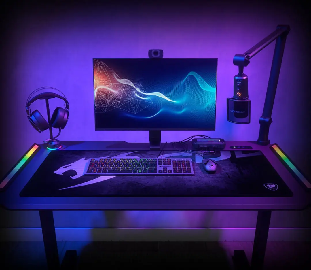 Cougar 3M1202WB.0002 Gaming Bureau - RGB Verlichting