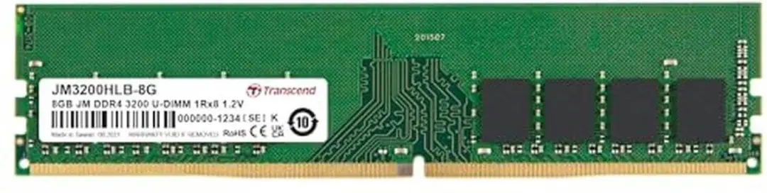 Transcend JetRAM JM3200HLB-8G DDR4 Geheugen - 8GB 3200MHz