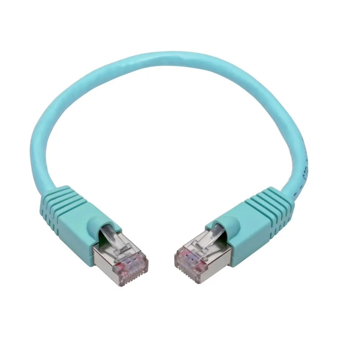 Tripp Lite N262-001-AQ Netwerkkabel Cat6a 10G - 30cm - Aqua