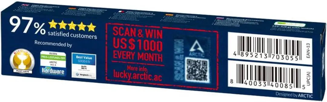 Arctic MX-4 ACTCP00059A Koelpasta 8ml - Blauw