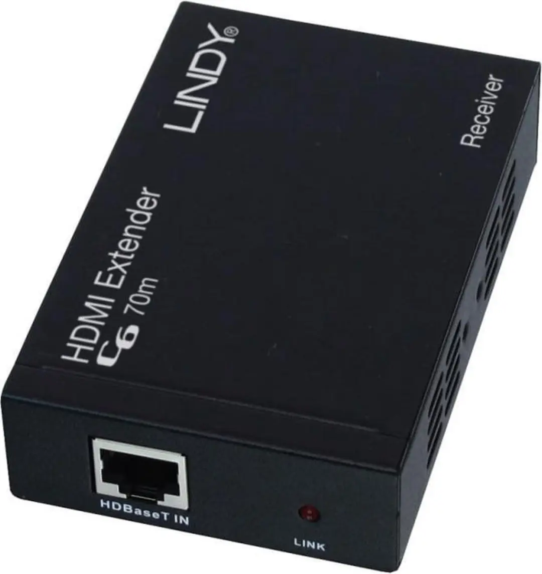 Lindy C6 HDMI 2.0 Extender HDBaseT - 70m - Zwart