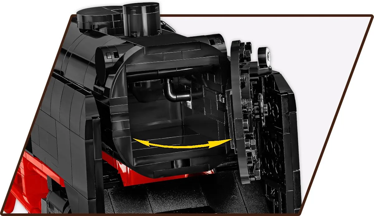 Cobi 6286 Stoomlocomotief & Waterkraan - 2721 Onderdelen - Meerkleurig