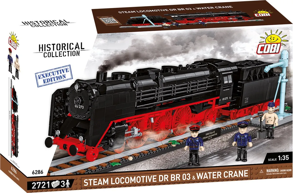 Cobi 6286 Stoomlocomotief & Waterkraan