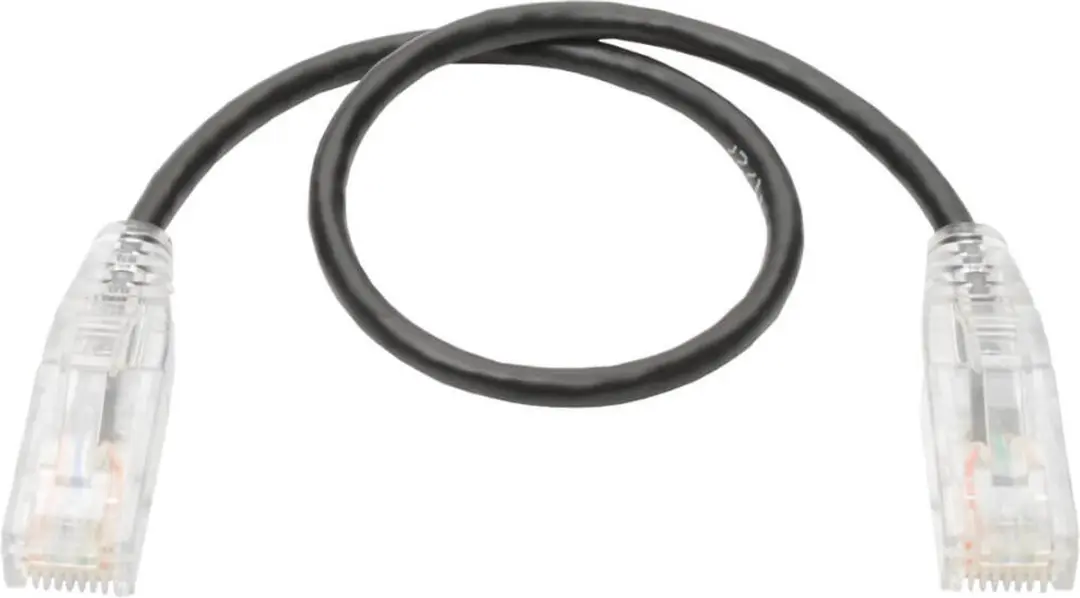 Tripp Lite N201-S01-BK Cat6 Patchkabel RJ45 - 1ft - Zwart