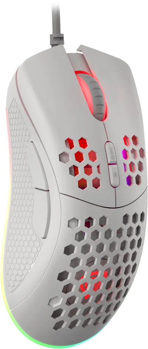 Genesis Krypton 555 NMG-1840 Muis - 7 Knoppen - Wit - afbeelding 6 van 6