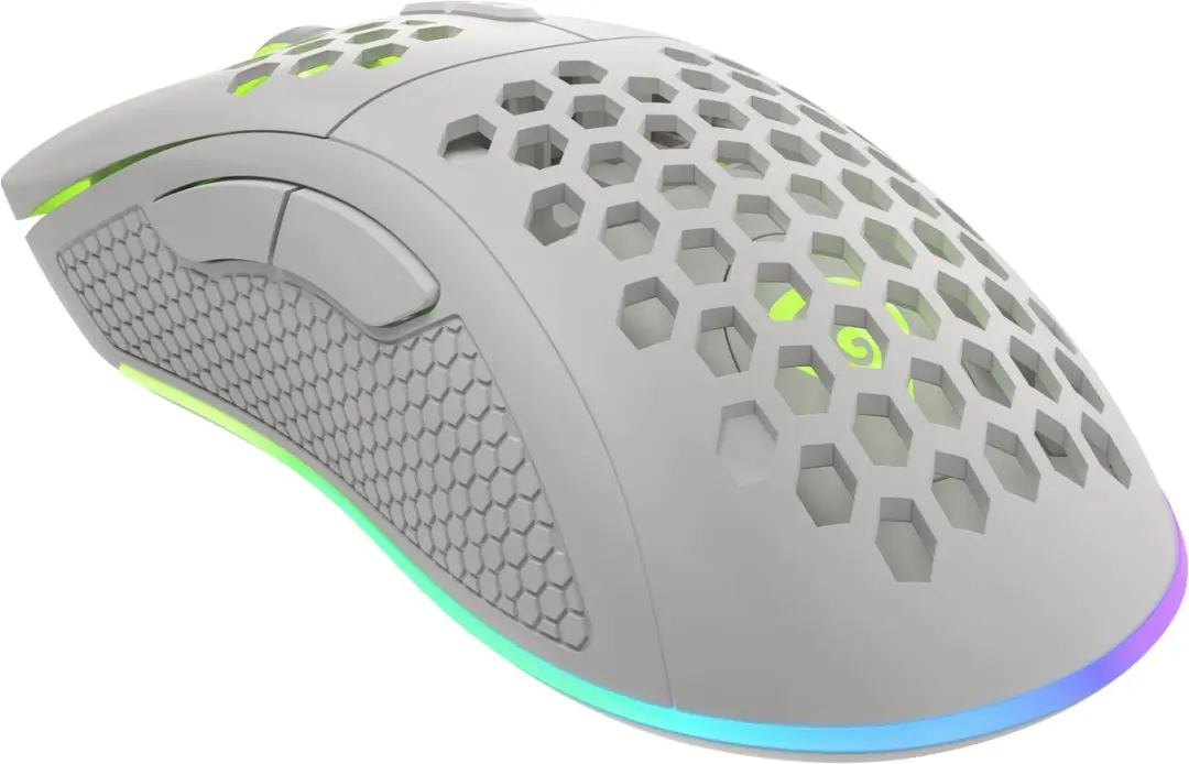 Genesis Krypton 555 NMG-1840 Muis - 7 Knoppen - Wit