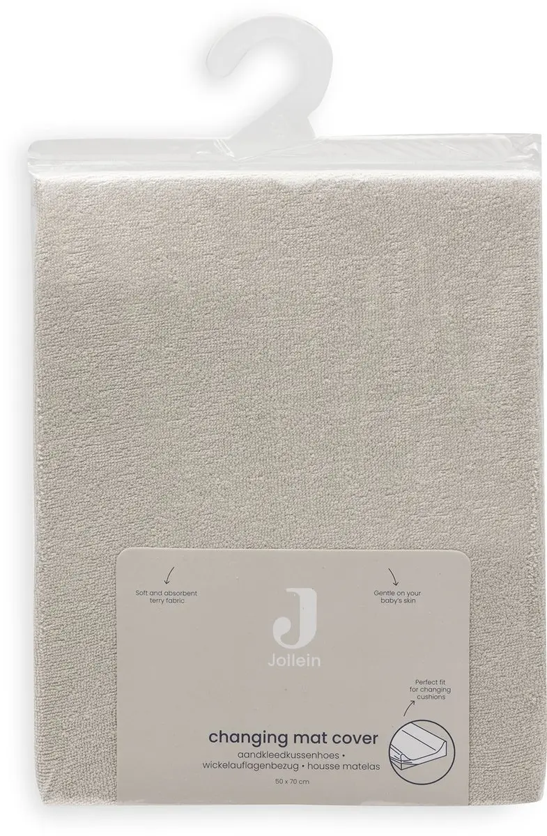 Jollein Aankleedkussenhoes Badstof 50x70cm Sand