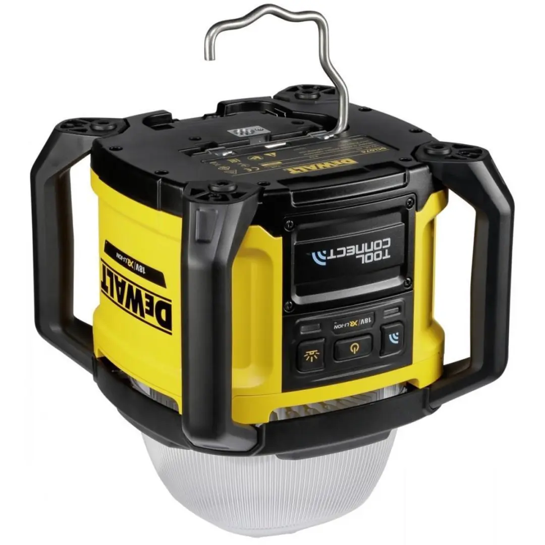 DeWalt DCL074 Accu Werklamp 18V XR Tool Connect - Zwart/Geel