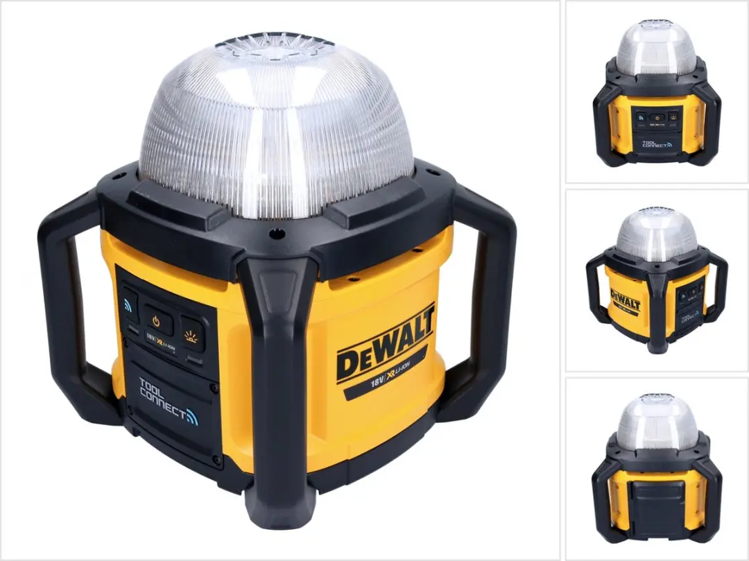 DeWalt DCL074 Accu Werklamp 18V XR Tool Connect - Zwart/Geel