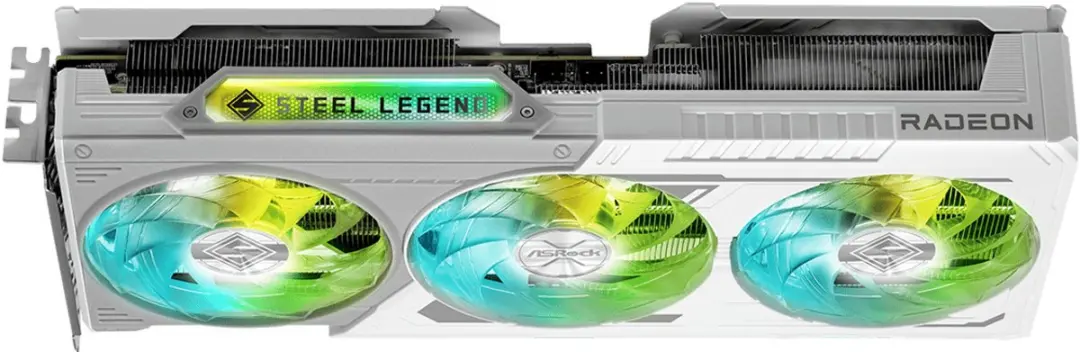 ASRock Radeon RX 9060 XT Steel Legend OC Videokaart 16GB GDDR6 - afbeelding 6 van 6