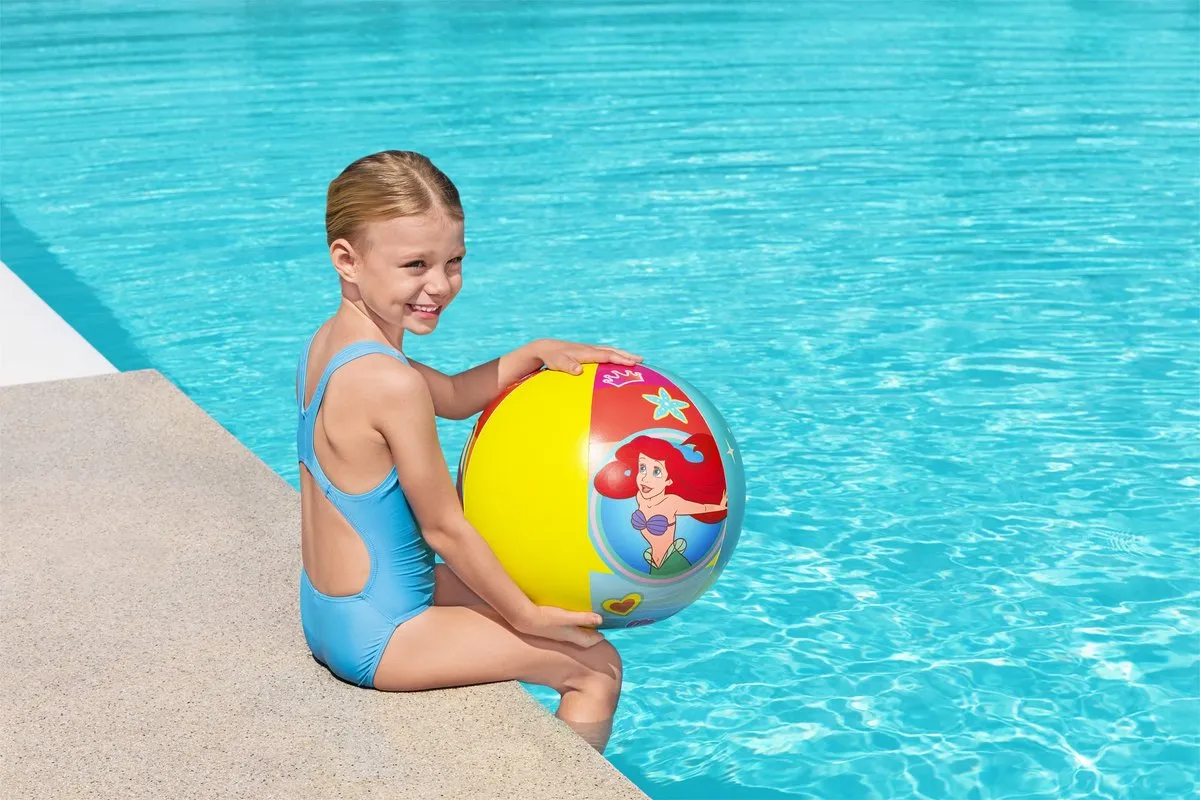 Bestway Disney Prinsessen Opblaasbal Ø 51cm - Blauw