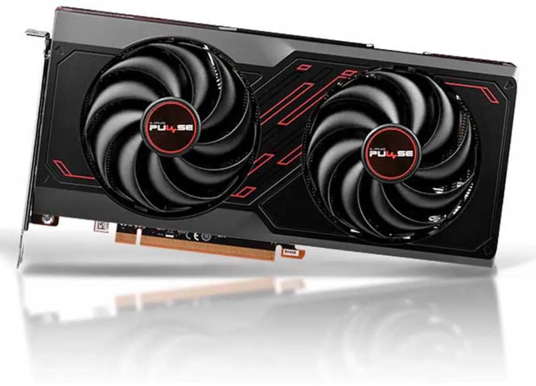 Sapphire Pulse RX7600 8GB Grafische Kaart - Zwart/Rood