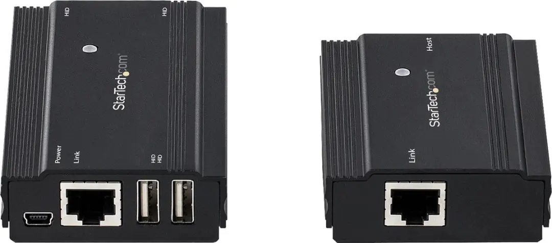 Startechcom USB2004EXT100 USB 2.0 Verlenger Hub - 4 Poorten - 100m - Zwart