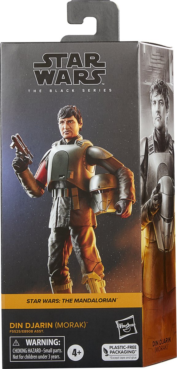 Hasbro Star Wars Actiefiguur Din Djarin (Morak) 15 cm The Mandalorian Black Series Multicolours