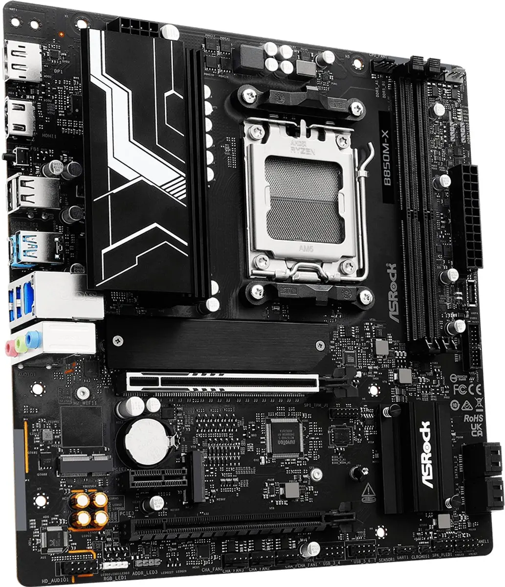 ASRock B850M-X R2.0 AMD B850 Micro-ATX Moederbord