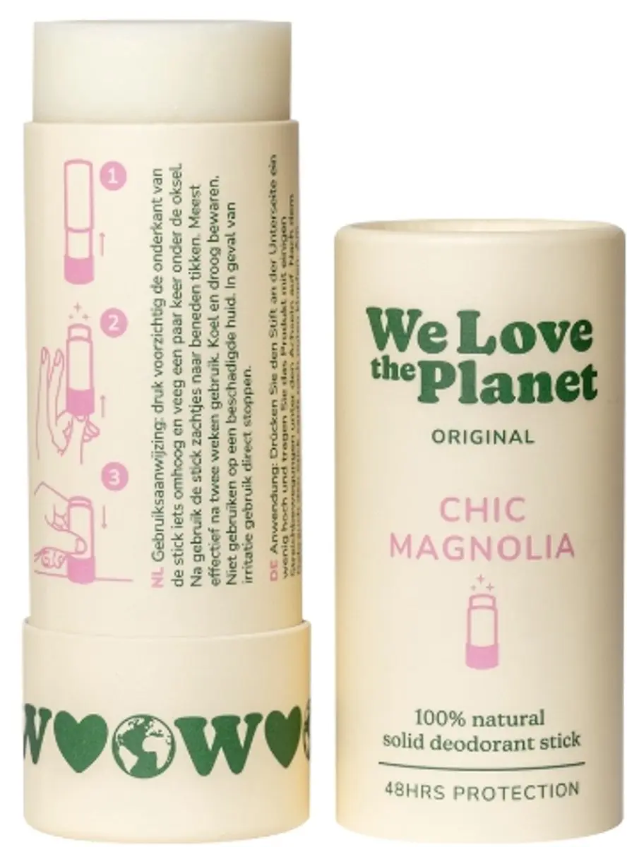We Love The Planet Chic Magnolia Deodorant Stick 40g