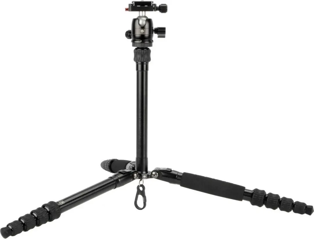 Sirui Traveler 5AX Aluminium Statief + B-00K Balhoofd - Zwart