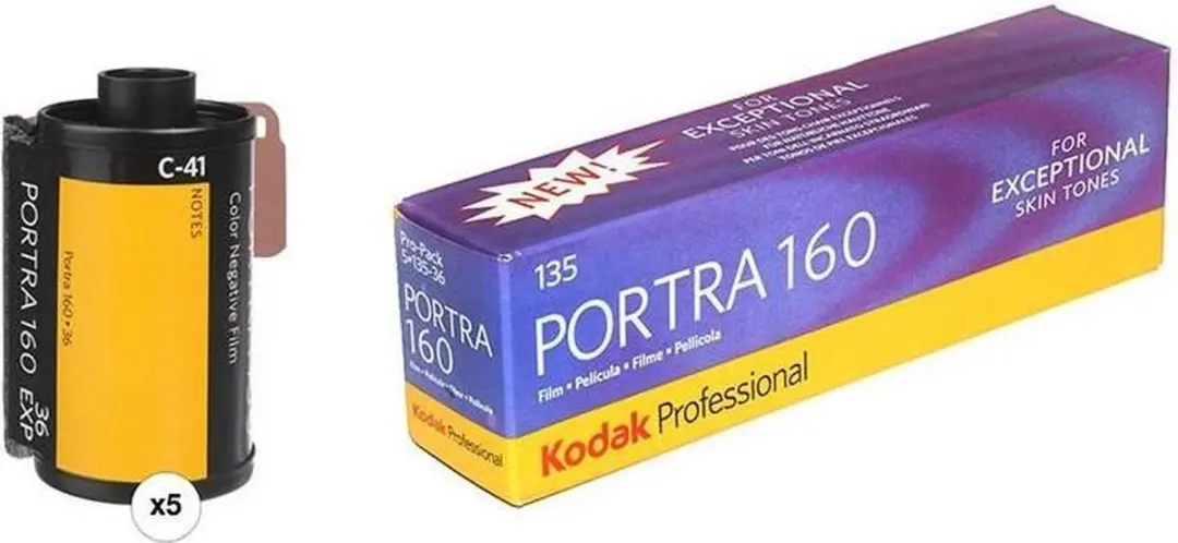 Kodak Portra 160 135/36 - 5 Stuks