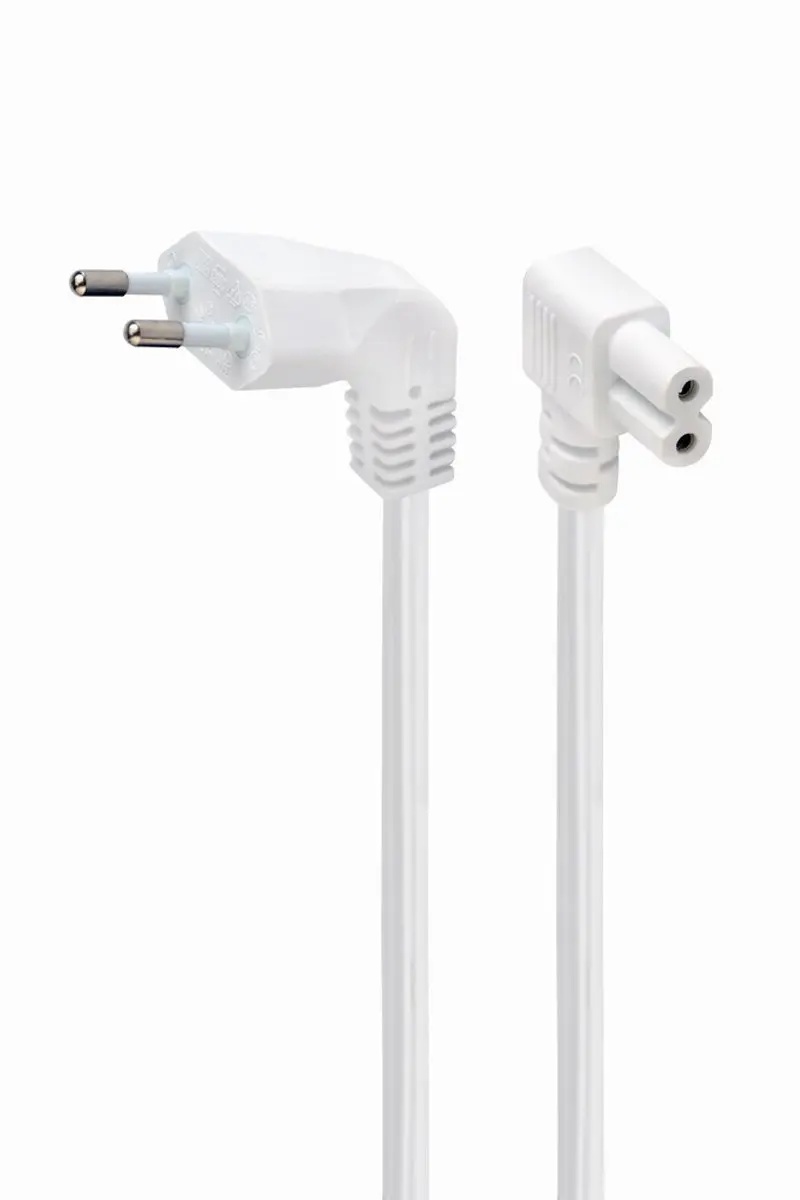 Cablexpert Stroomkabel C7 Haaks Wit 2,5M