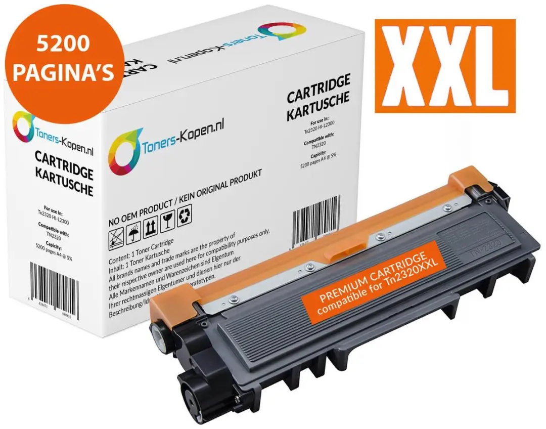 Brother TN-2320 Toner Zwart