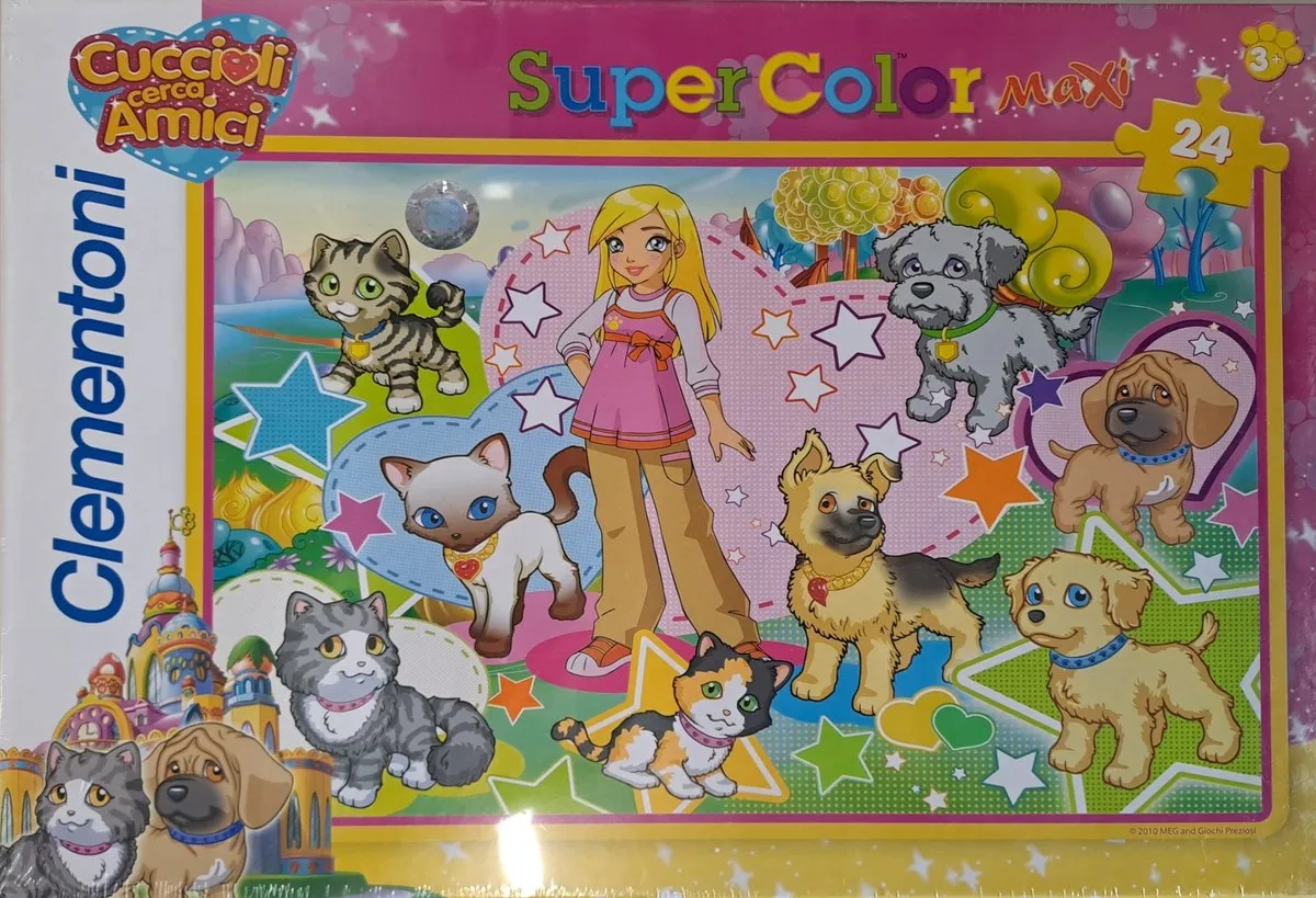 Clementoni Super Color Maxi Puzzel 24 Stukjes