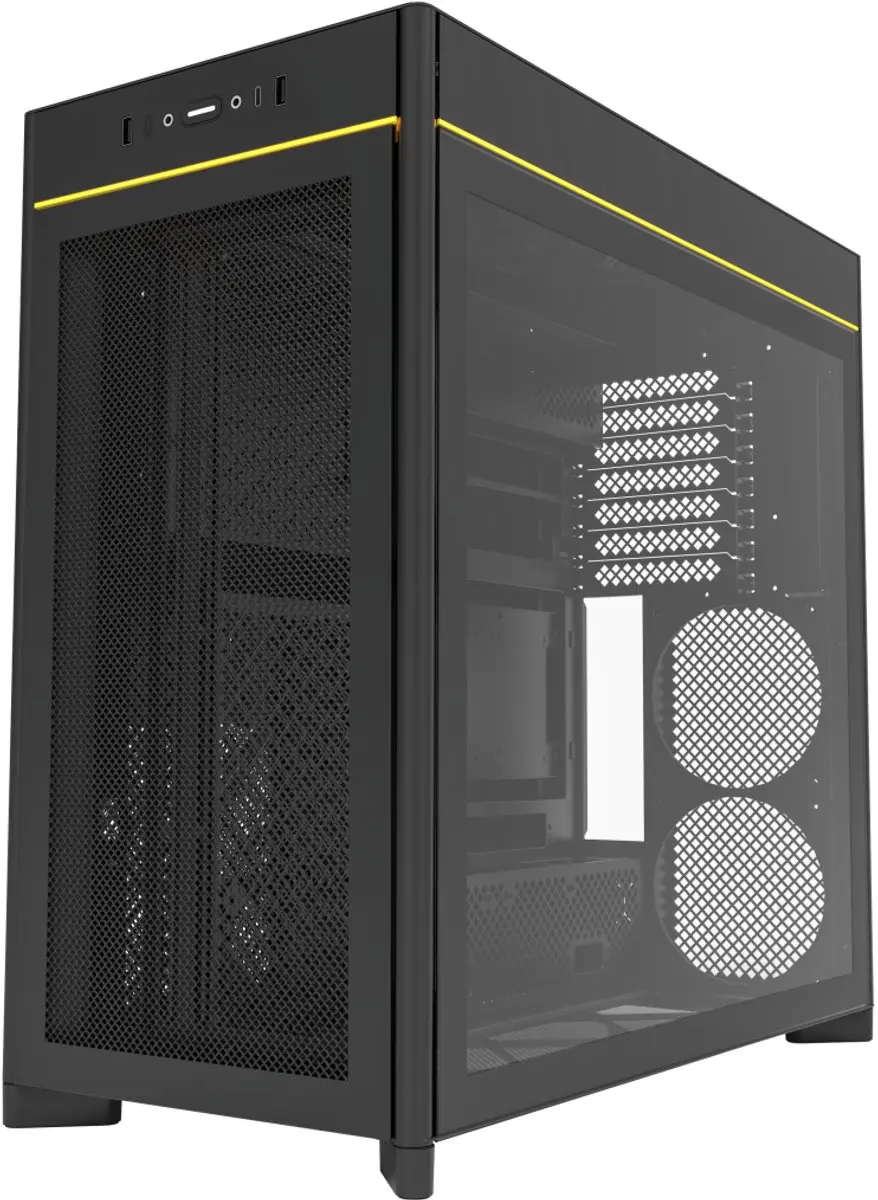 Montech HS01 Midi Tower - Zwart