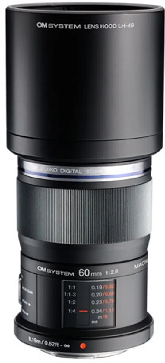 OM System 60mm F2.8 M.Zuiko Digital ED Macro Objectief - Zwart