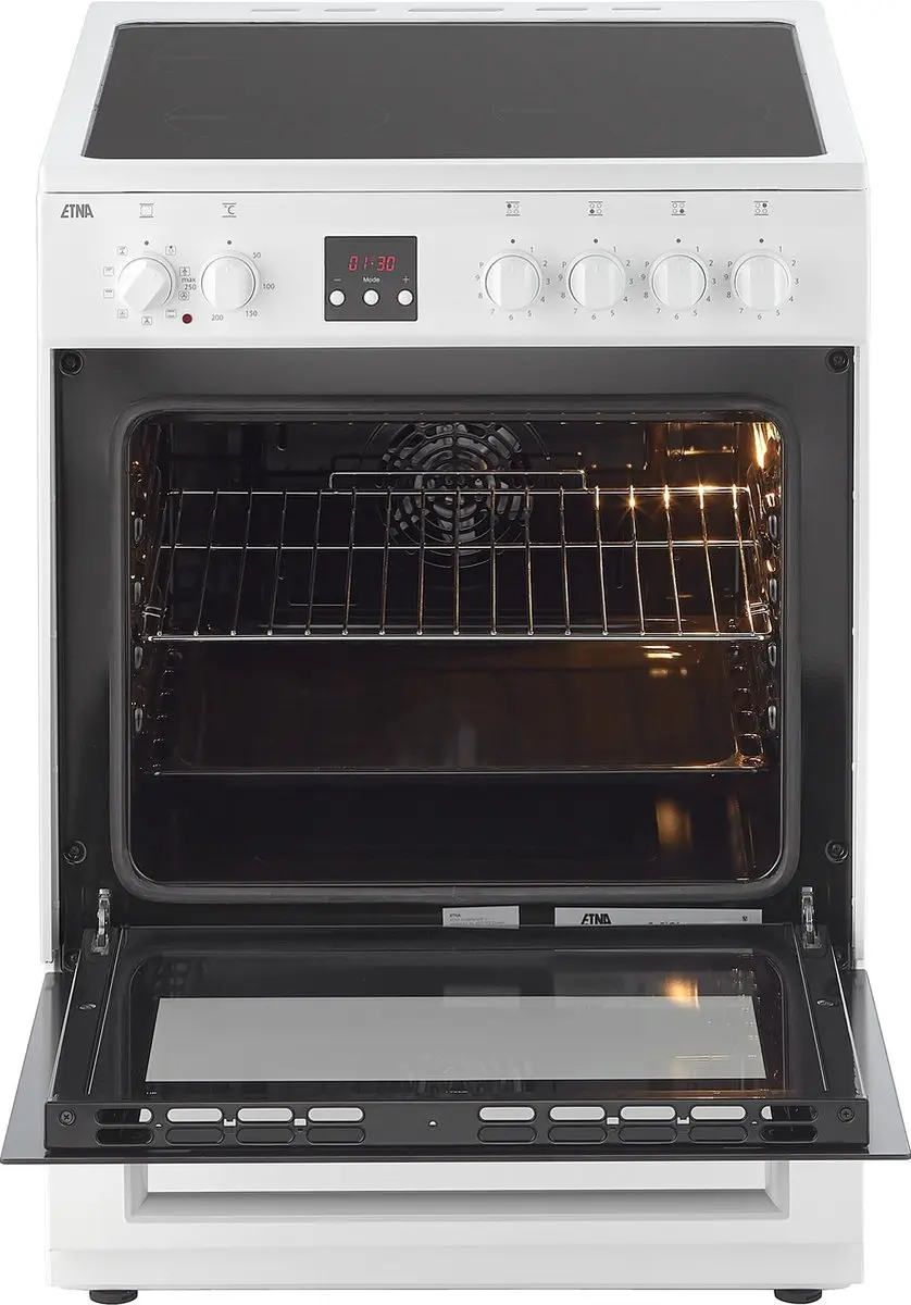 Etna FIV760WIT Vrijstaand Inductiefornuis 60cm - Wit