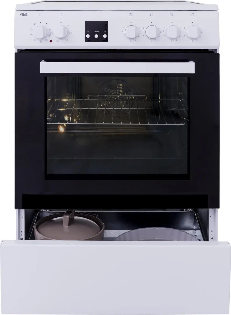 Etna FIV760WIT Vrijstaand Inductiefornuis 60cm