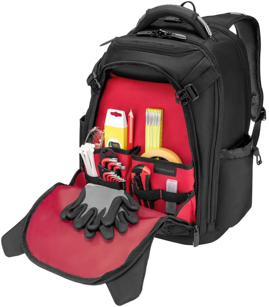 Wenger Tool Backpack Pro 653722 Rugzak - 17 Inch - Zwart