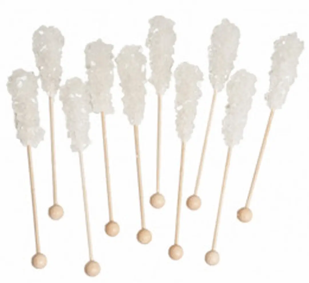 Van Vliet Kandij Sticks Wit - 100 Stuks