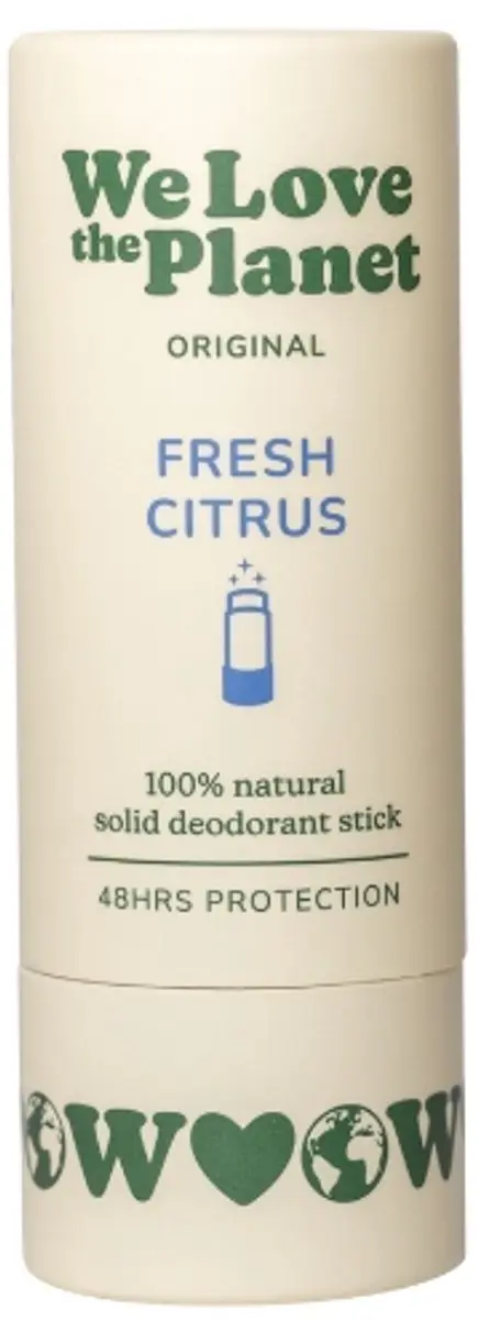 We Love The Planet Fresh Citrus Deo Stick 40g