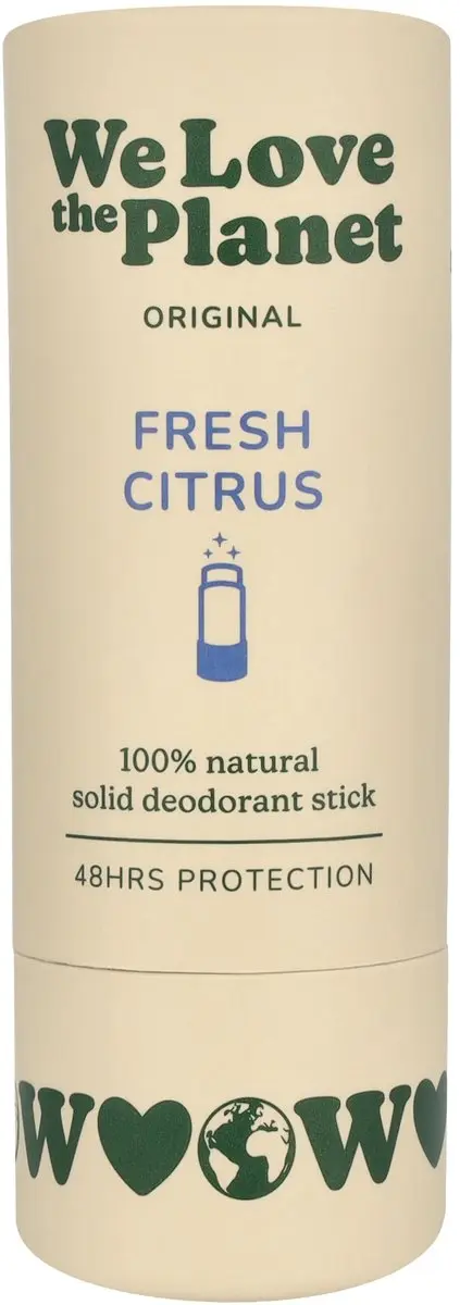 We Love The Planet Fresh Citrus Deo Stick 40g