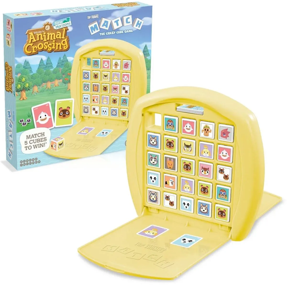 Winning Moves Match 5-op-een-Rij Animal Crossing - 2 Spelers
