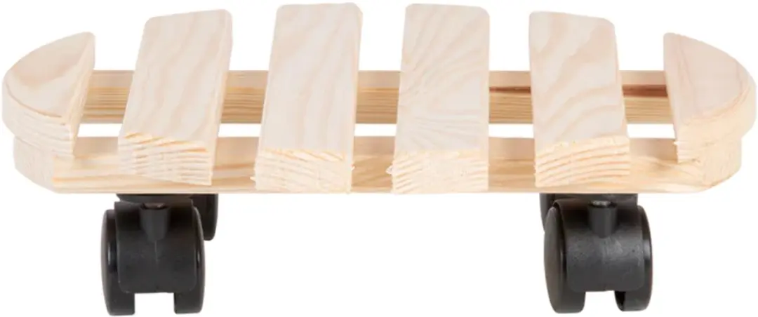 Esschert Design Houten Plantentrolley Rond 29cm