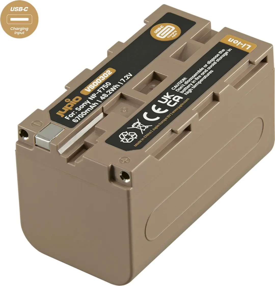 Jupio NP-F750 ULTRA C Fotobatterij 6700mAh